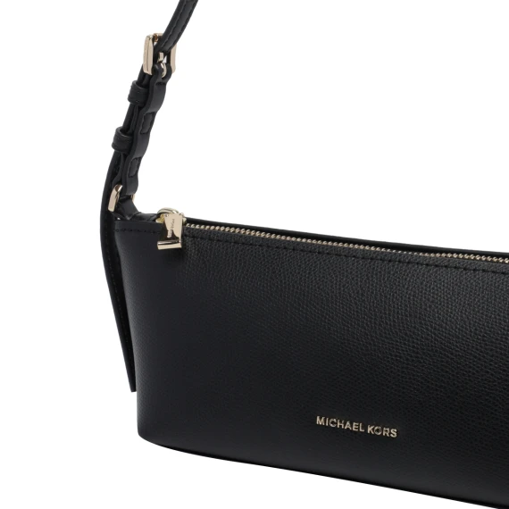 Black calf leather pouch bag Michael Michael Kors