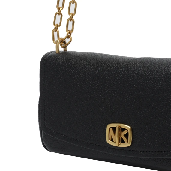 Black flap shoulder bag Michael Michael Kors