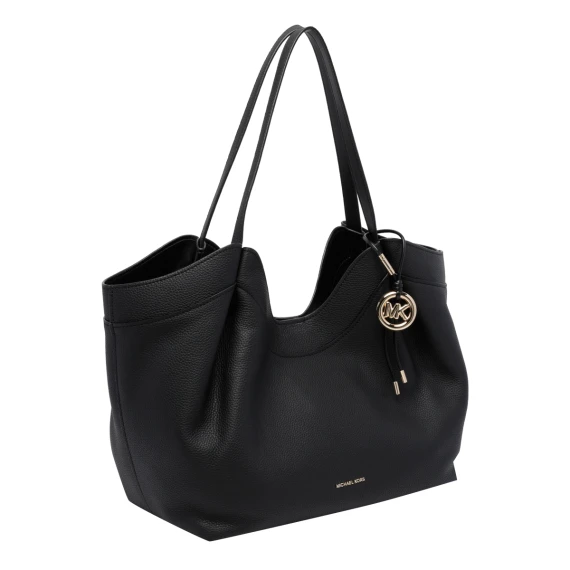 Black tote bag with gold-tone details Michael Michael Kors
