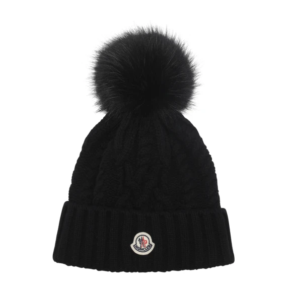 Cappello nero Moncler