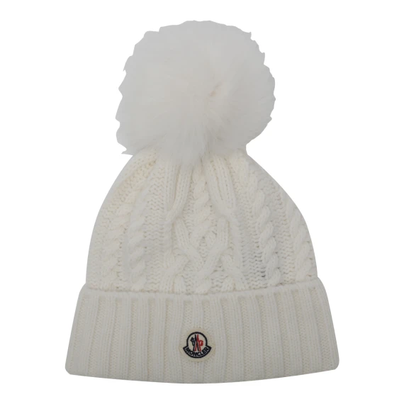 Cappello bianco Moncler