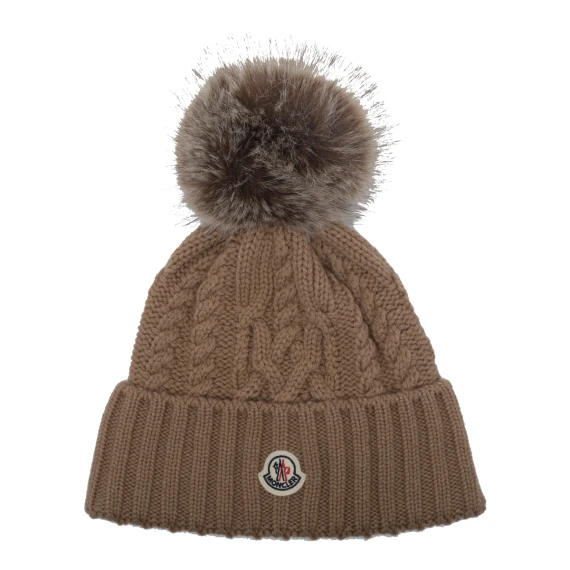 Cappello marrone Moncler