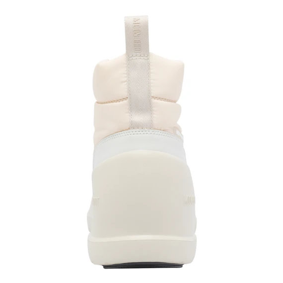 MEZZALUNA PUFFY CREAM BOOTIES