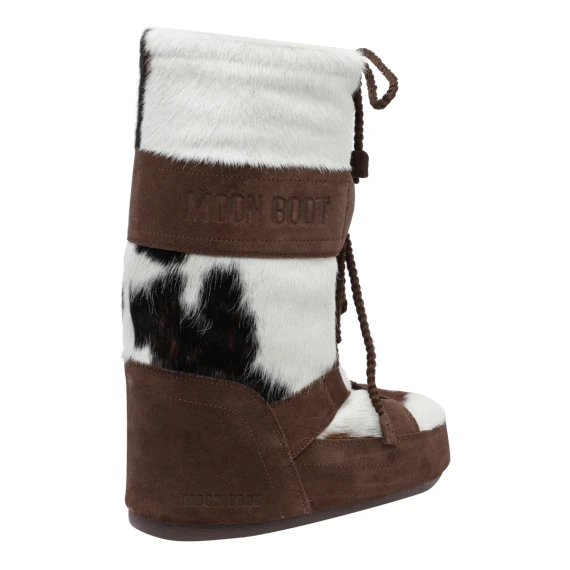 Stivali Icon Archive 1985 marroni e bianchi Moon Boot