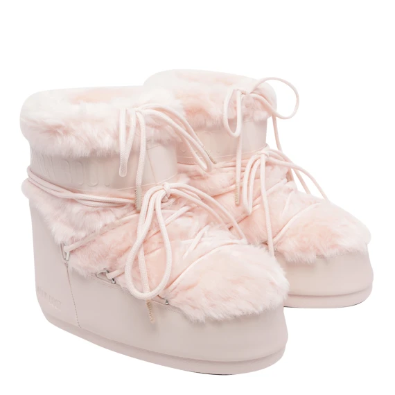Icon Low Faux Fur Booties Moon Boot