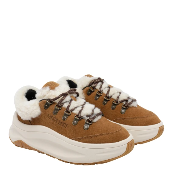 Moon247 brown suede sneakers Moon Boot