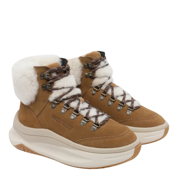 Brown ankle boots Moon Boot