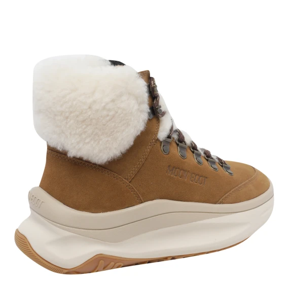 Brown ankle boots Moon Boot