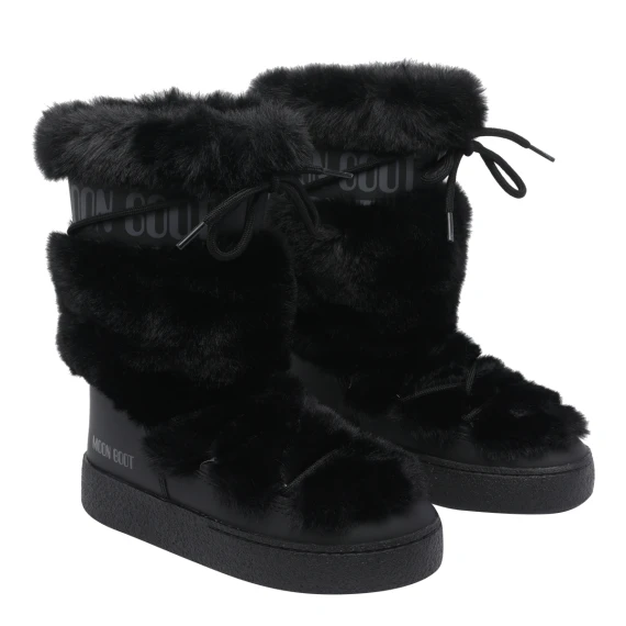 Stivali neri Moon Boot