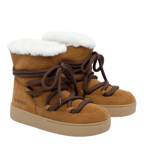 Ltrack Sofia brown suede ankle boots Moon Boot