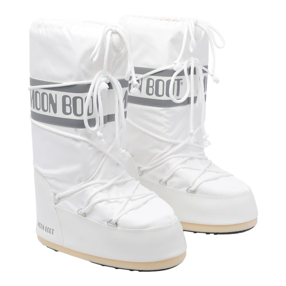 White Icon Nylon snow boots Moon Boot