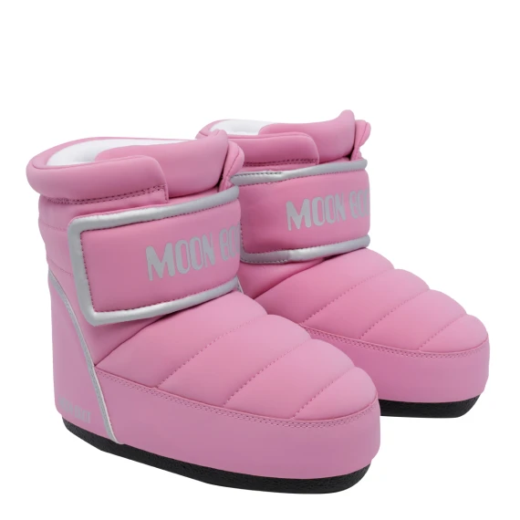 Pink Icon Strap booties Moon Boot