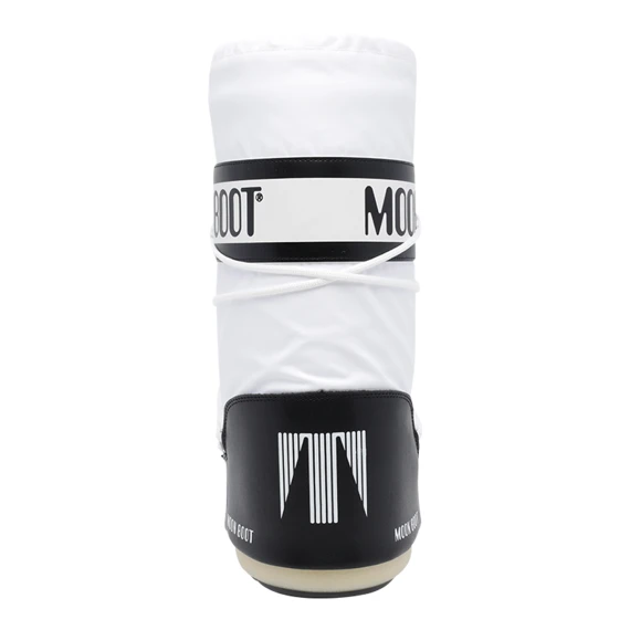 Doposci Icon Nylon bianchi e neri Moon Boot
