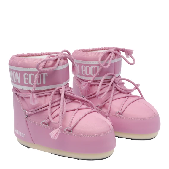 Icon Low Pink Ankle Boots Moon Boot