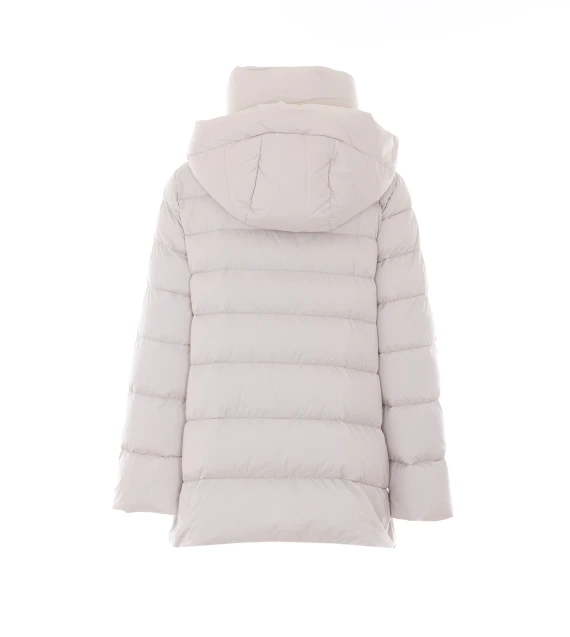 White hooded padded jacket Moorer