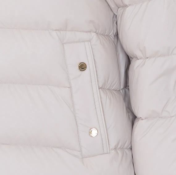 White hooded padded jacket Moorer