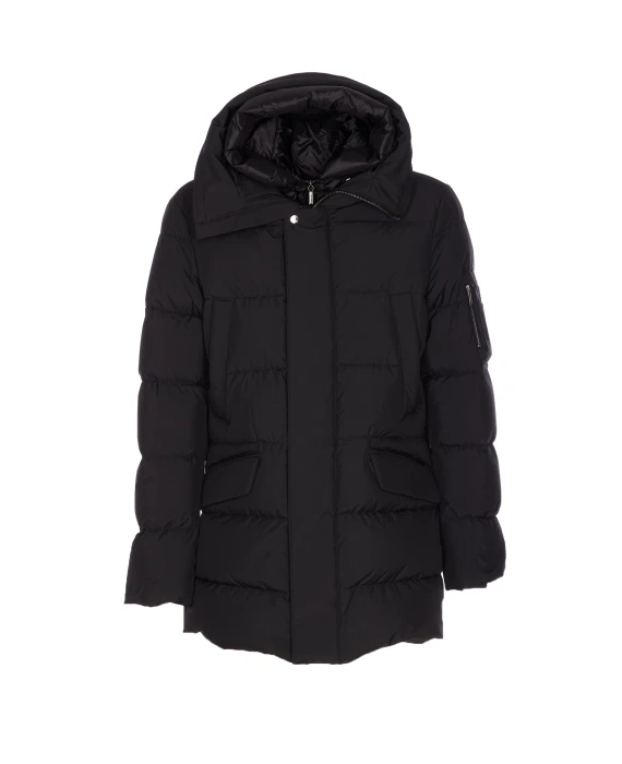 Davide black padded parka Moorer