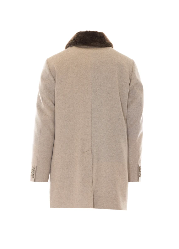 Simmons beige coat Moorer