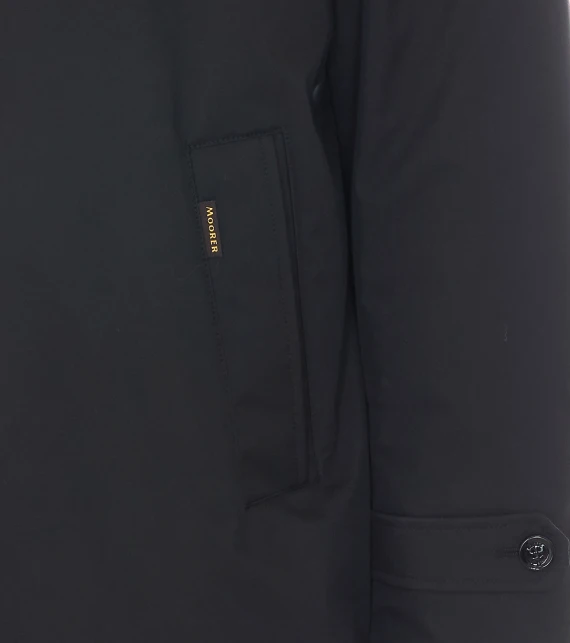 Ralli black hooded jacket Moorer