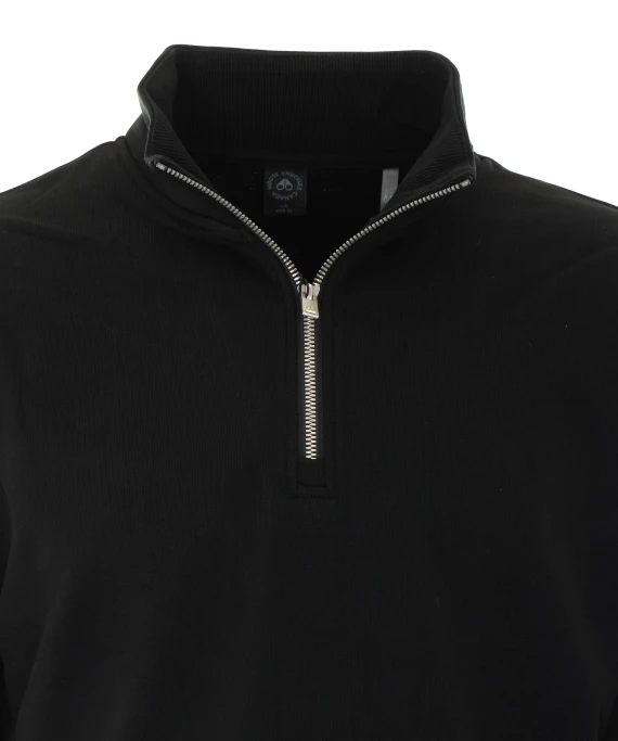 Felpa con cappuccio e zip Hartsfield nera MOOSE KNUCKLES
