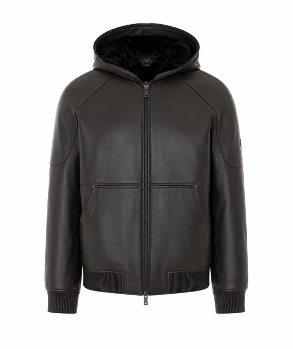 Neo Leather Hood Jacket MOOSE KNUCKLES