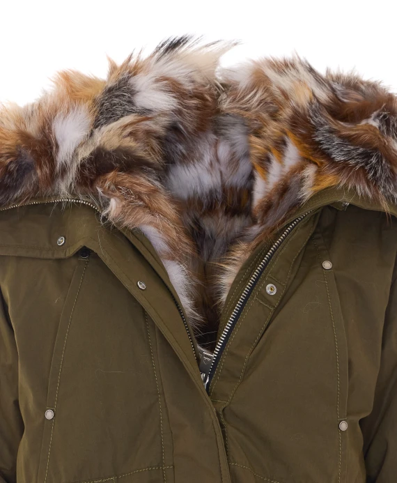 Parka verde oliva Pioneer Fur MOOSE KNUCKLES