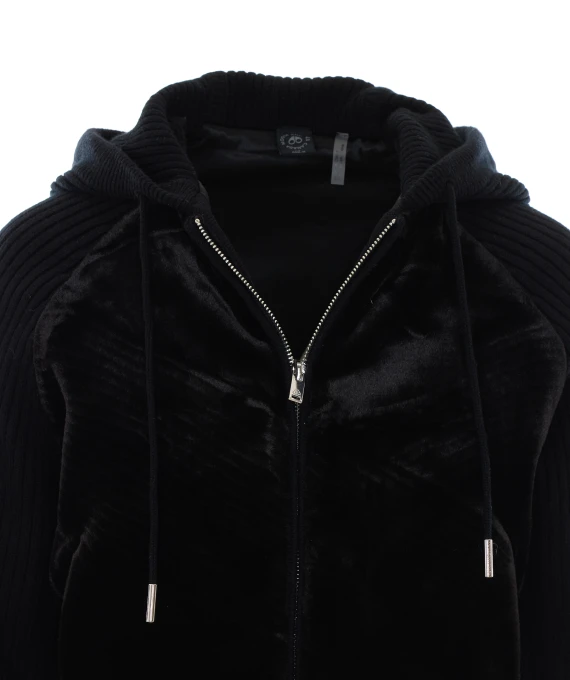 Zip-front hooded sweater MOOSE KNUCKLES