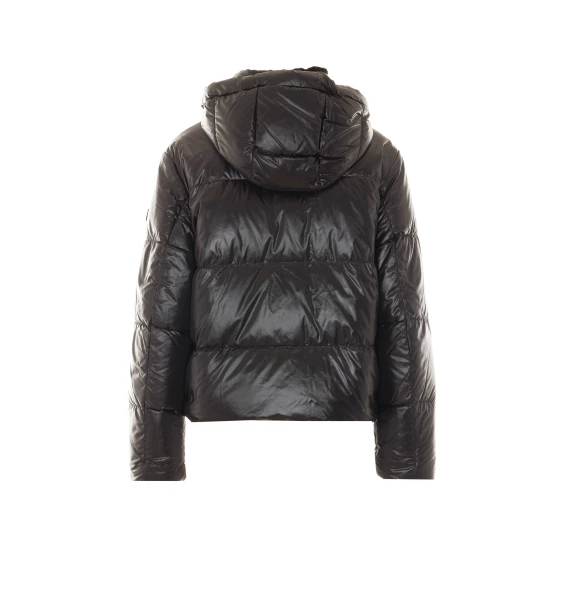 Black Queens Reversible Jacket with Frontal Zip Closure MOOSE KNUCKLES