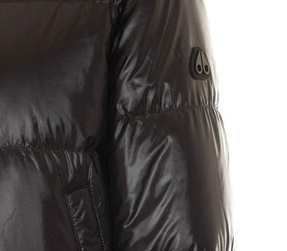 Black Queens Reversible Jacket with Frontal Zip Closure MOOSE KNUCKLES