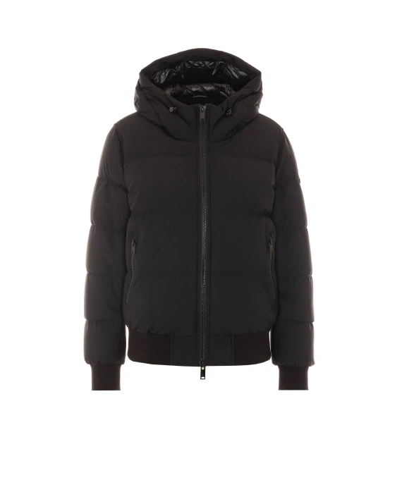 Black Soho Bomber Jacket MOOSE KNUCKLES