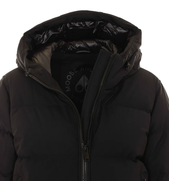 Black Soho Bomber Jacket MOOSE KNUCKLES