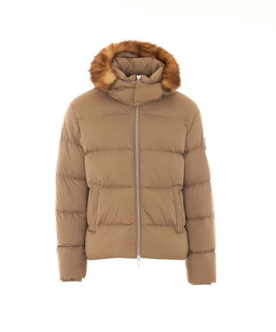 Beige Everest Puffer Down Jacket MOOSE KNUCKLES