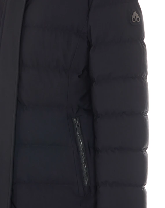 Black Watershade Down Parka Coat MOOSE KNUCKLES