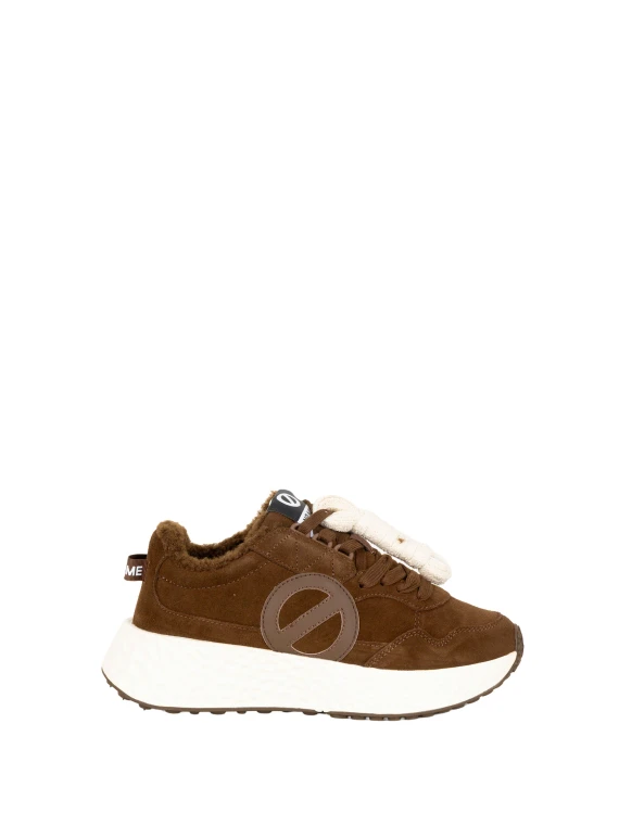 Carter Jogger brown suede low-top sneakers NO NAME