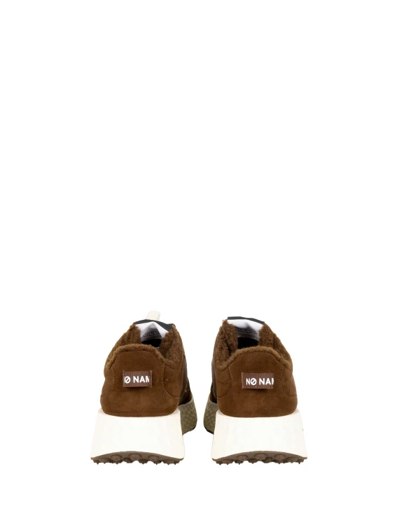 Carter Jogger brown suede low-top sneakers NO NAME