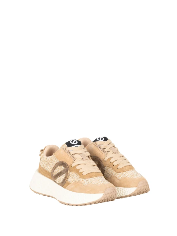 Beige suede Carter Jogger sneakers NO NAME