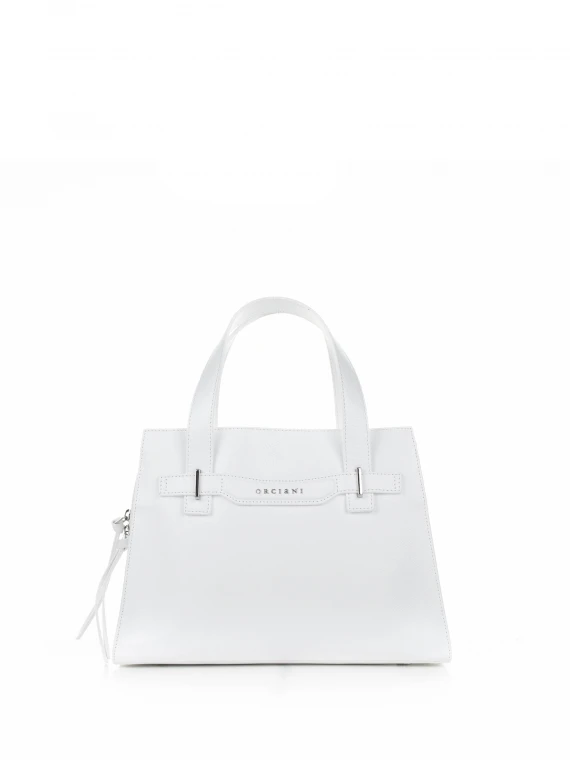 Posh Medium white handbag with shoulder strap