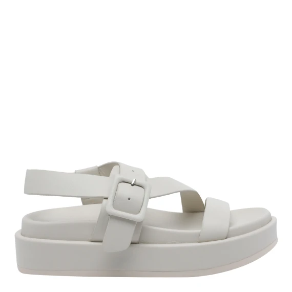 Sandali platform Salsa in pelle bianca