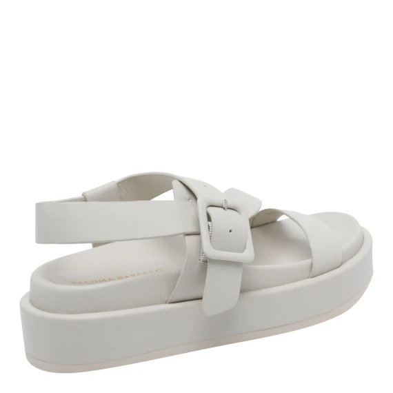 Sandali platform Salsa in pelle bianca Paloma Barcelò
