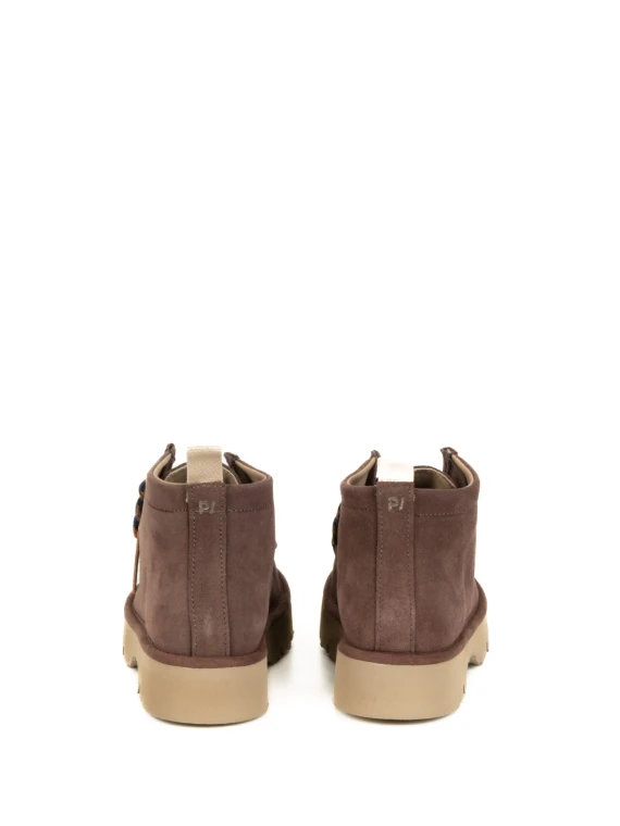 Polacchini marrone scuro allacciati Panchic