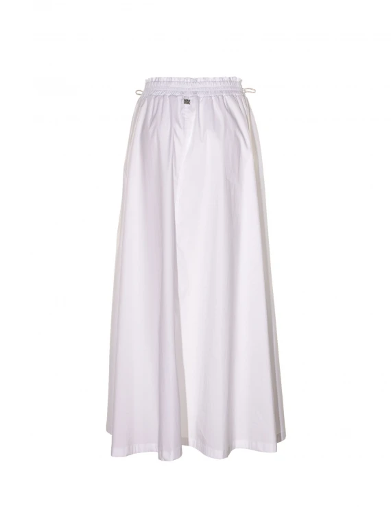 Long poplin skirt