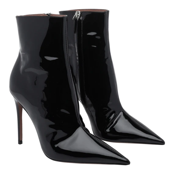 Black Vera Pump Booties Boots