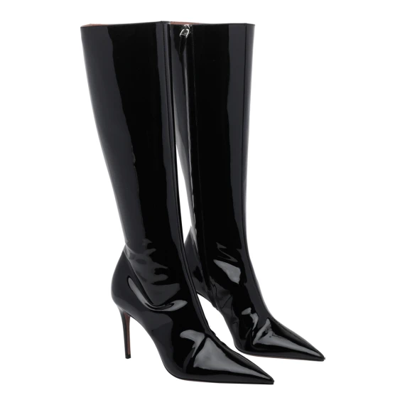 Black Vera Pump Boots