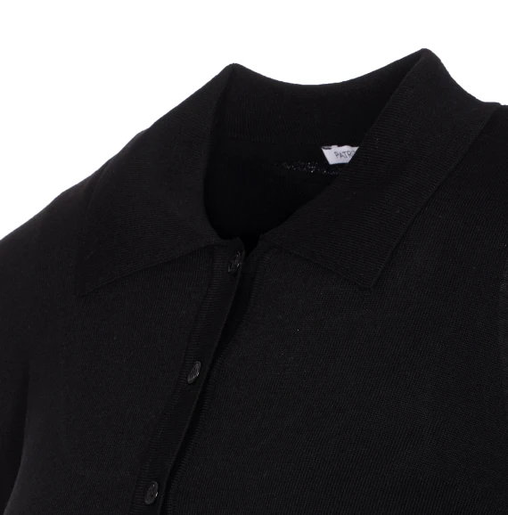 WOOL SWEATER WITH BUTTONS AND INTERNAL TOP