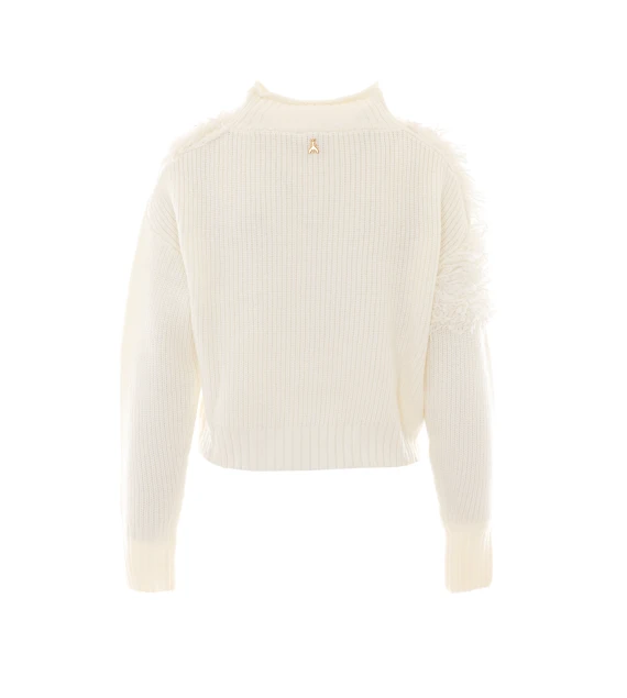 Maglione bianco corto PATRIZIA PEPE