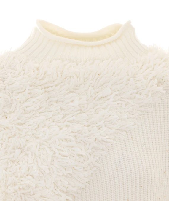 Maglione bianco corto PATRIZIA PEPE