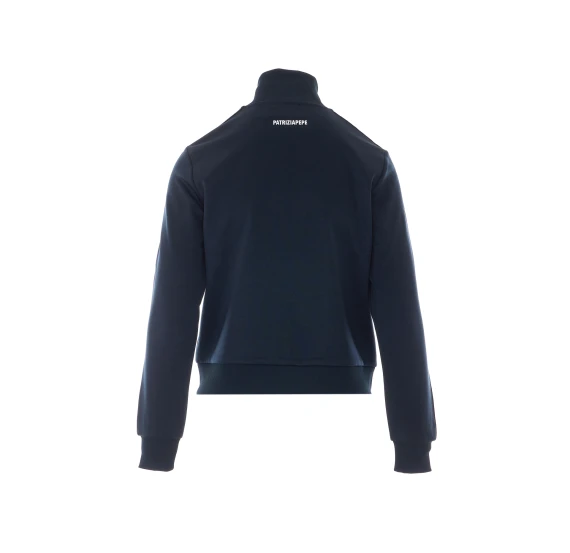 Felpa con zip blu PATRIZIA PEPE