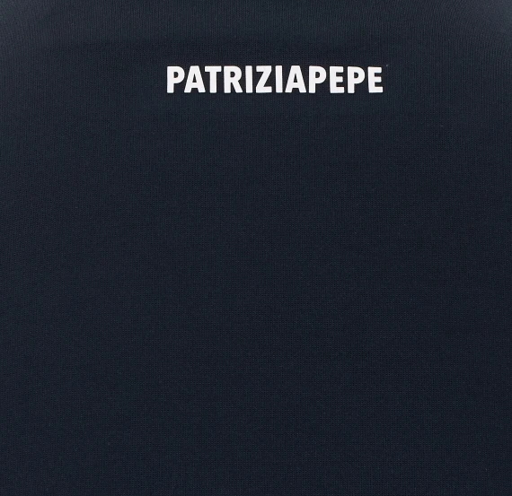 Felpa con zip blu PATRIZIA PEPE