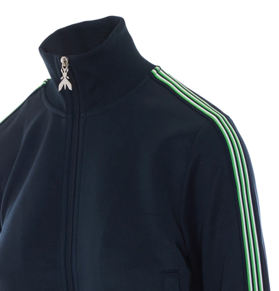 Felpa con zip blu PATRIZIA PEPE