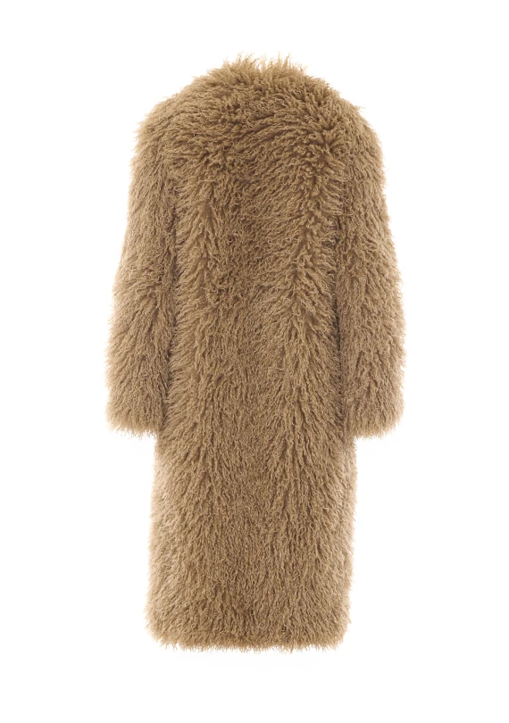 Faux Fur Long Jacket PATRIZIA PEPE